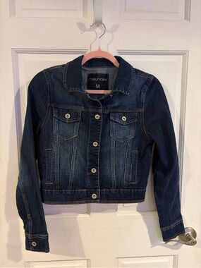 Maurices Dark Blue Denim Jean Jacket